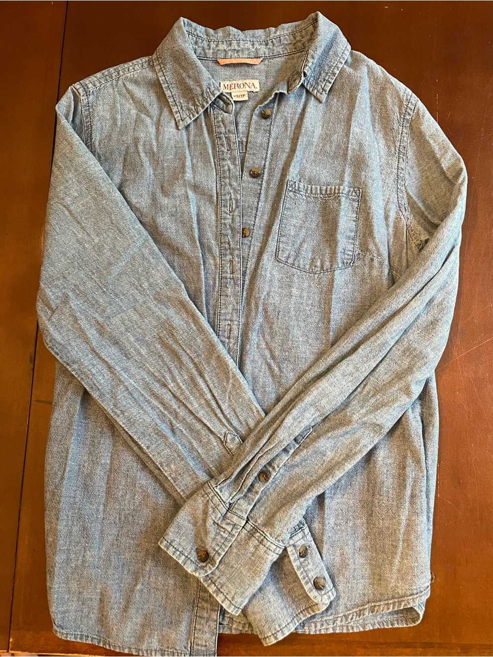 Merona lightweight chambrey shirt